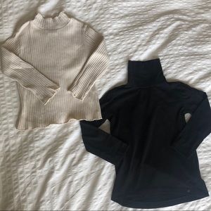 Zara girls 2 turtleneck shirts (size 6)